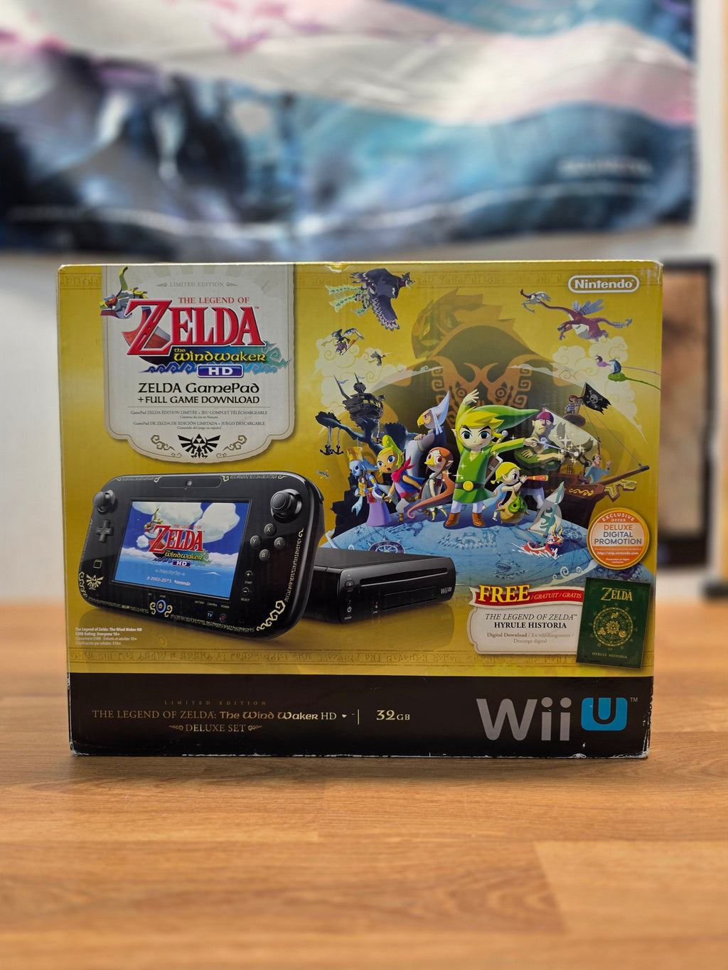 Nintendo Wii U Zelda Windwaker Deluxe Set 32GB * BRAND NEW