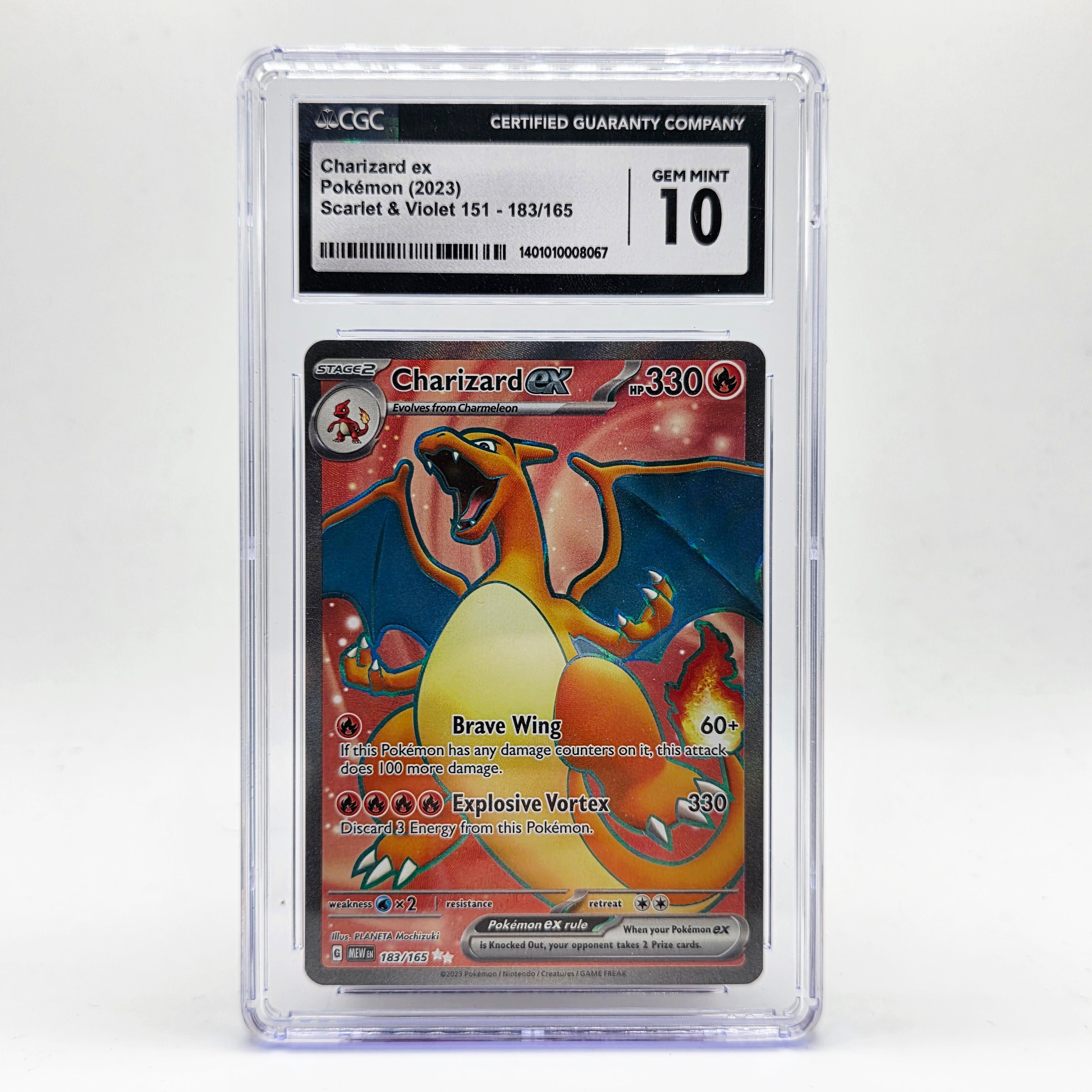 CGC 10 Charizard ex Full Art - 2023 Pokémon 151