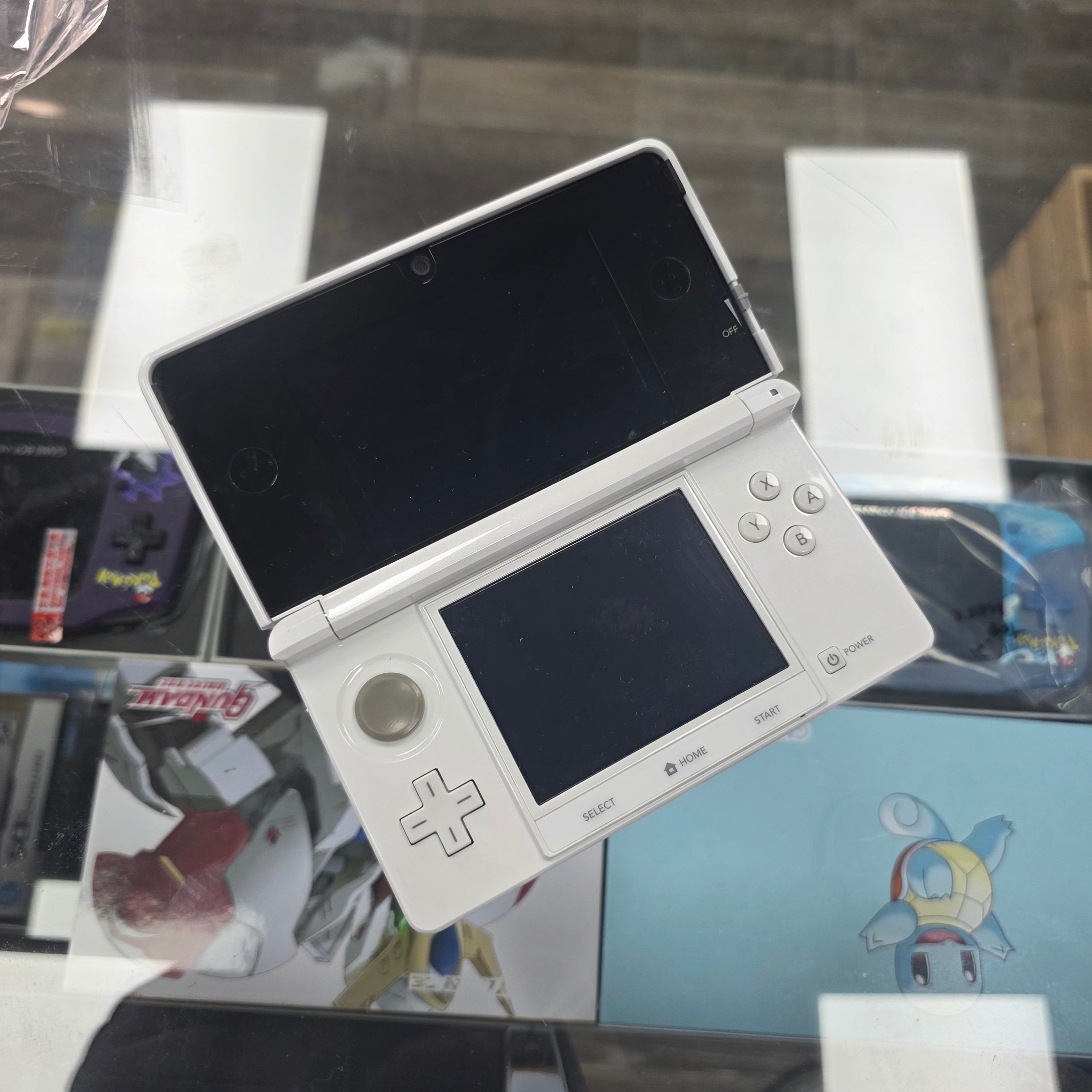 (Reshelled) Nintendo 3DS  White Handheld Console