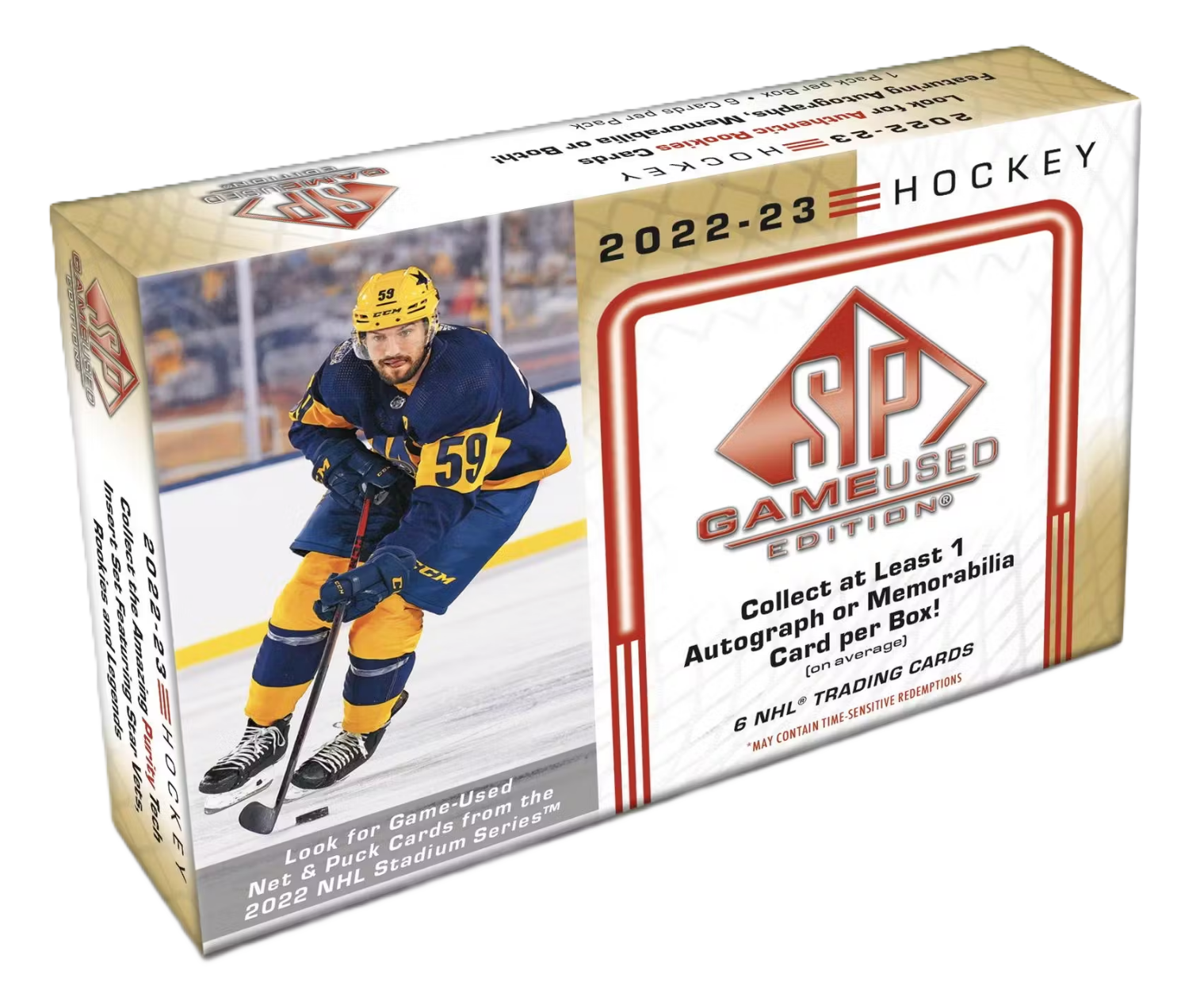 2022-23 Upper Deck SP Game Used Hockey Hobby Box
