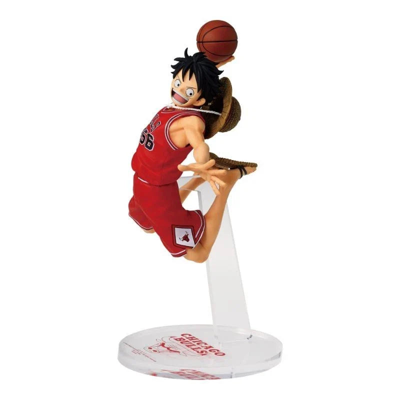 ONE PIECE x NBA Master Stars Piece The Monkey D Luffy Chicago Bulls Figure