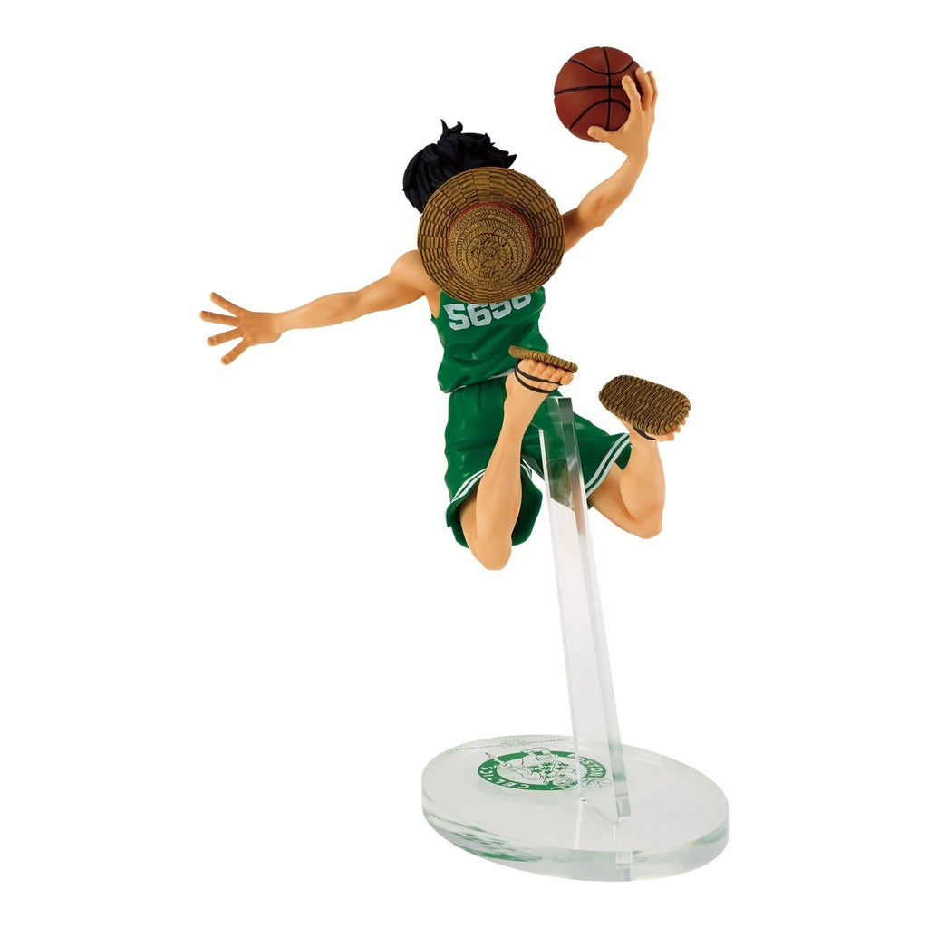 ONE PIECE x NBA Master Stars Piece The Monkey D Luffy Boston Celtics Figure