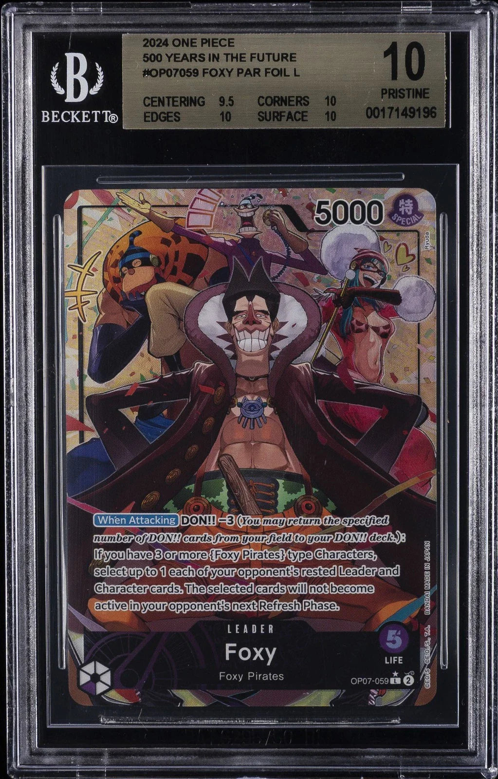 PSA & Beckett 10 Slab Club - Tier 2 (One Piece Monthly Subscription)