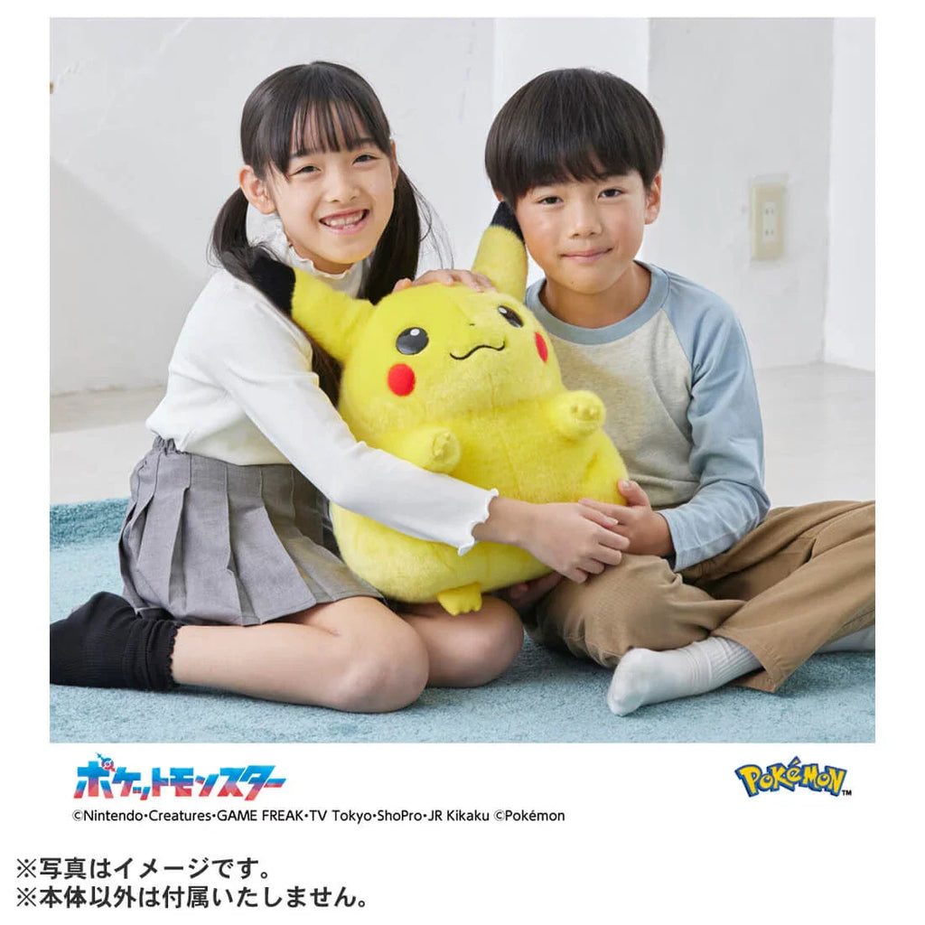 Takara Tomy Pokemon 30th Anniversary Welcome Back! Pikachu 1/1 Plush Doll JAPAN