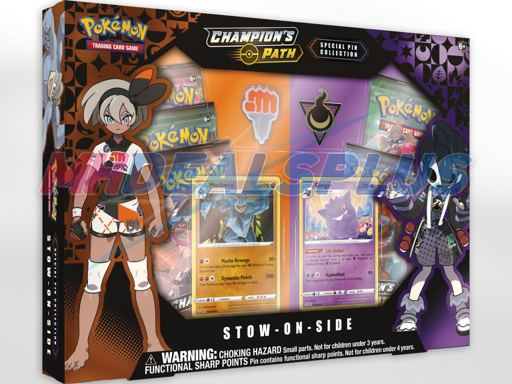 Pokemon TCG Champion's Path Special Pin Collection Case - 6 Boxes