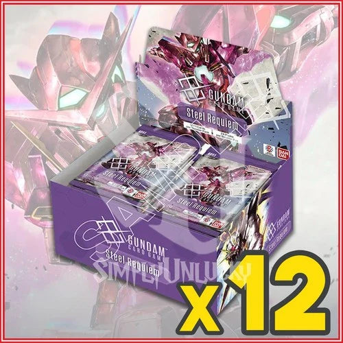Gundam TCG - Steel Reqiuem Booster Box Case