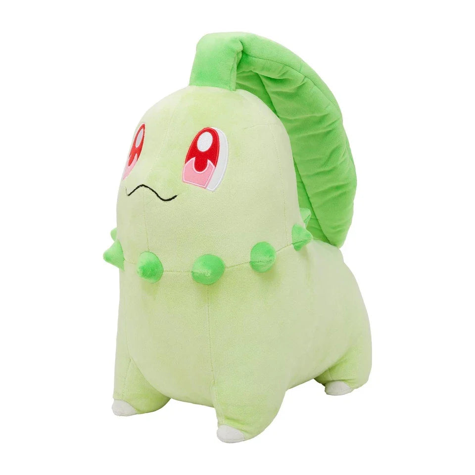 Pokemon Center Original Life Size Chikorita Plush Doll JAPAN OFFICIAL