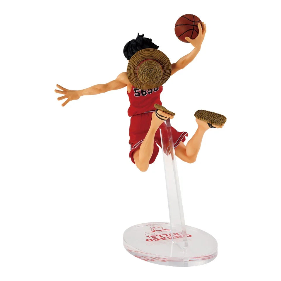 ONE PIECE x NBA Master Stars Piece The Monkey D Luffy Chicago Bulls Figure