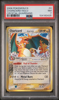 CHARIZARD-HOLO CRYSTAL GUARDIANS 2006 POKEMON EX CRYSTAL GUARDIANS PSA NM 7