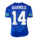 Sam Darnold Signed Autographed Seattle Seahawks Custom Jersey (Beckett COA)