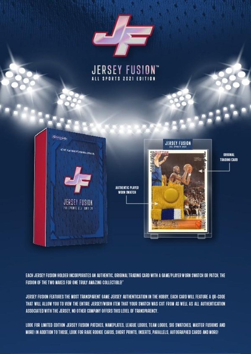 2021 JERSEY FUSION ALL SPORTS EDITION MASTER CASE - (10) DISPLAYS/100 BOXES