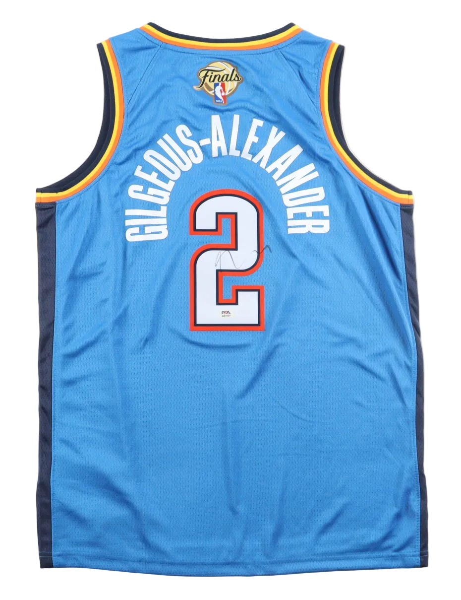 Shai Gilgeous-Alexander Signed Autographed Nike Official  Jersey (PSA)