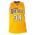 Shaquille O'Neal (Diesel) Signed Autographed Custom Jersey (Beckett)