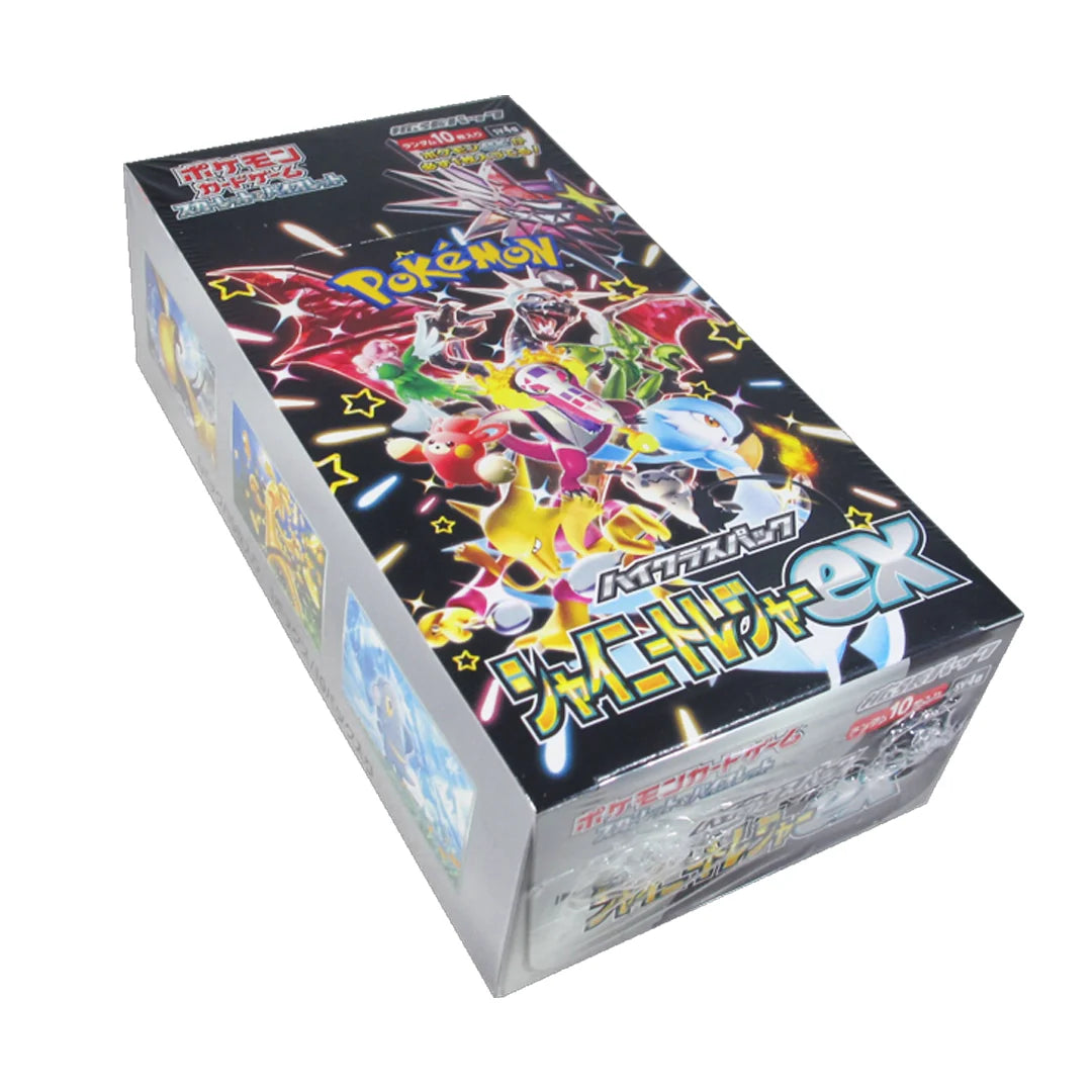Shiny Treasure ex Japanese High Class Booster Box and Golden Ticket