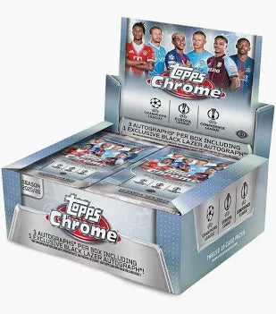 2025 Topps Chrome UEFA Champions League Soccer Jumbo Hobby Box