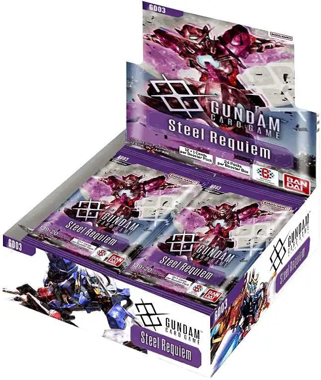 Bandai - Gundam Card Game - GD-03 - Steel Requiem - Booster Box