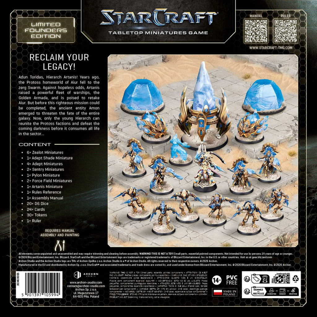 Starcraft: The Miniatures Game: Protoss: Starter Set - Founders Edition