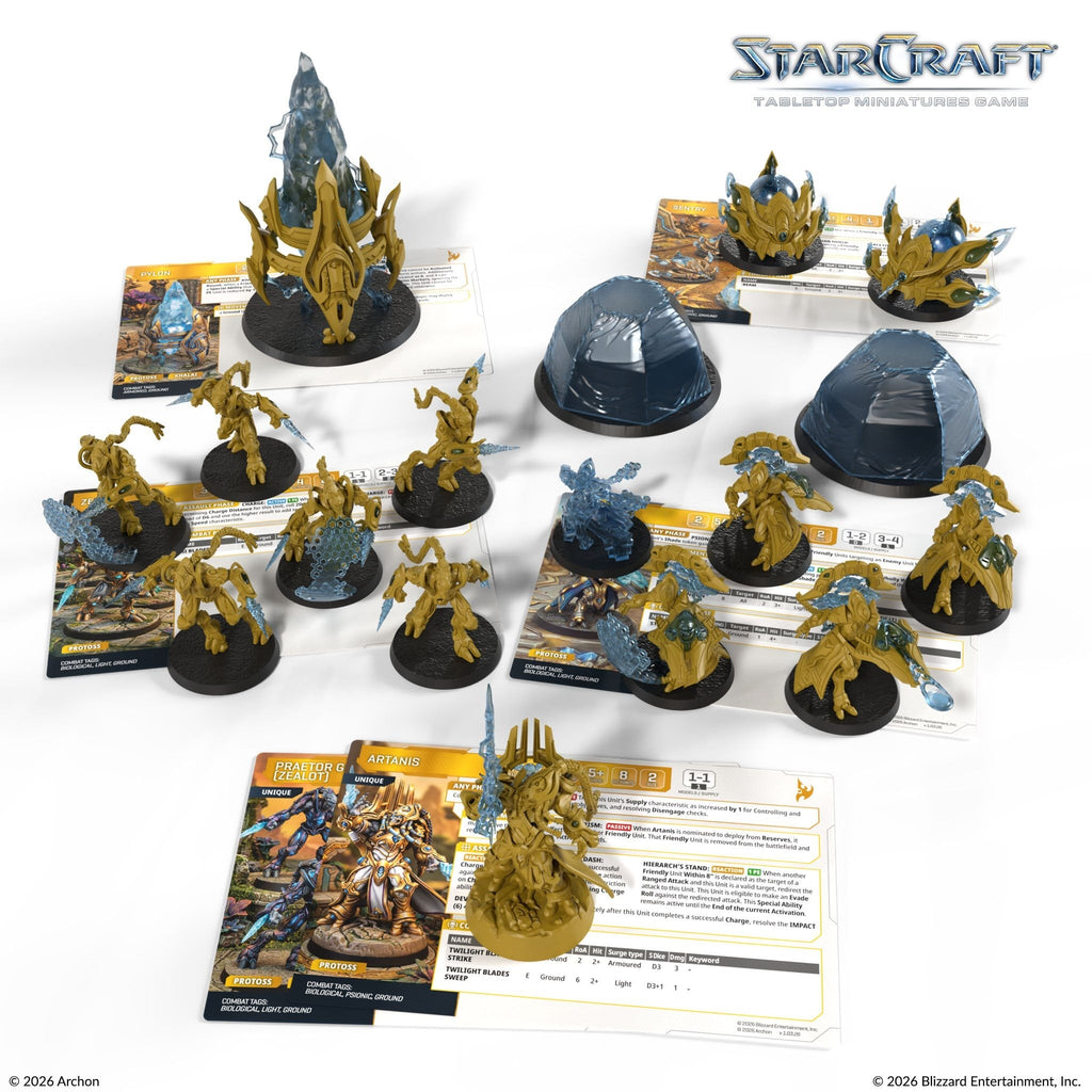 Starcraft: The Miniatures Game: Protoss: Starter Set - Founders Edition