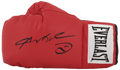 Sugar Ray Leonard Autographed Signed Everlast Red Boxing Glove in Display Case - JSA COA