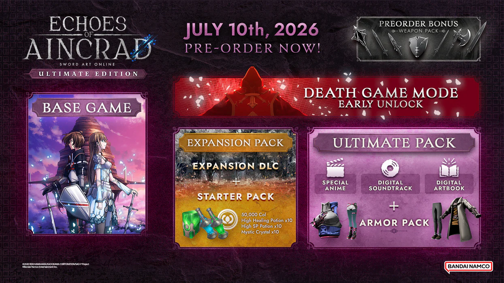 Sword Art Online: Echoes Of Aincrad - Ultimate Edition [Xbox Series X]