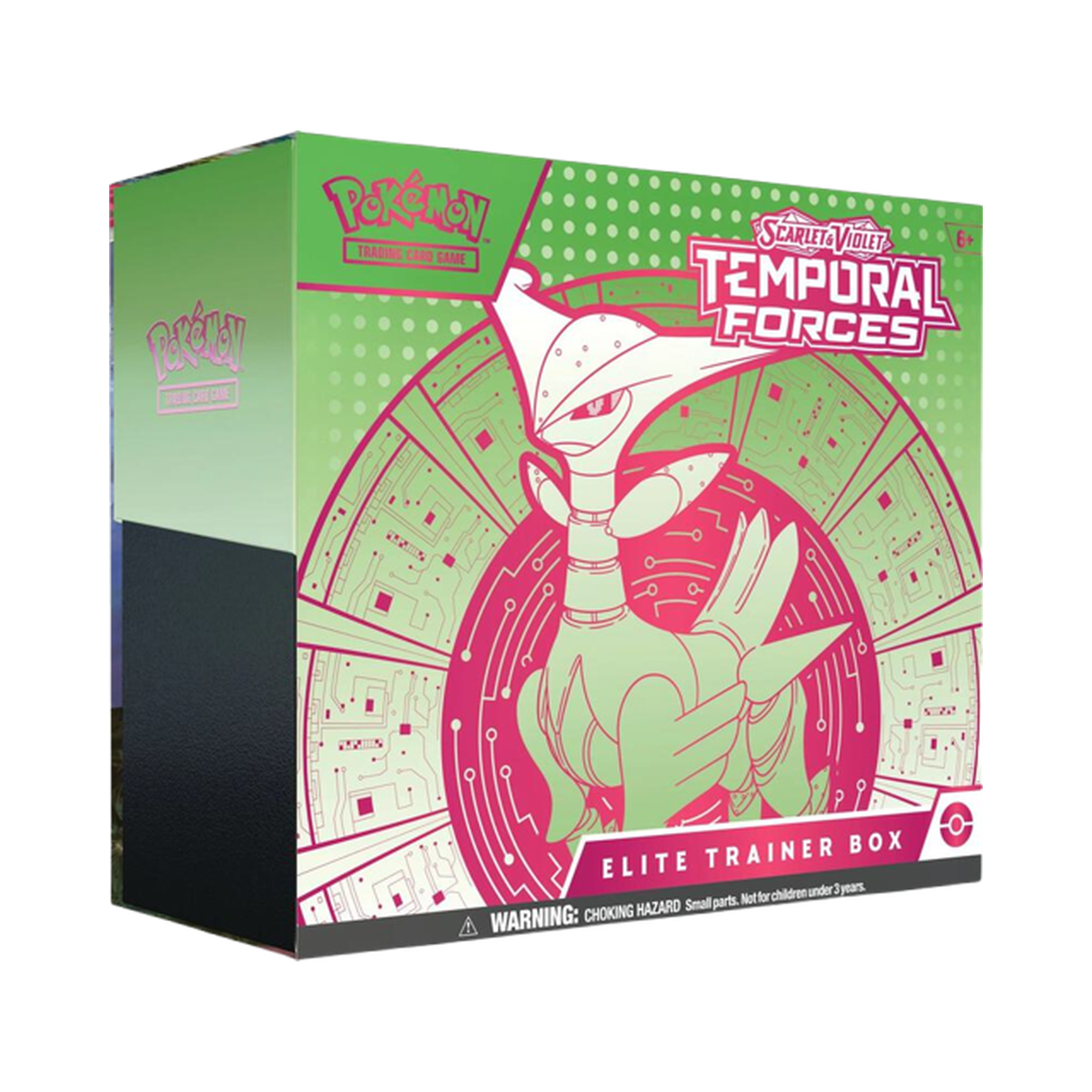 Pokémon: Karmesin & Purpur Zeitspirale Top-Trainer-Box [Eisenblatt]