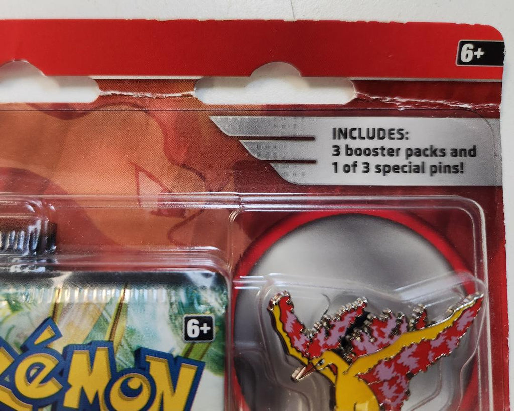 Pokemon - Legendary Birds - 3-Pack Blister with Pin - Moltres