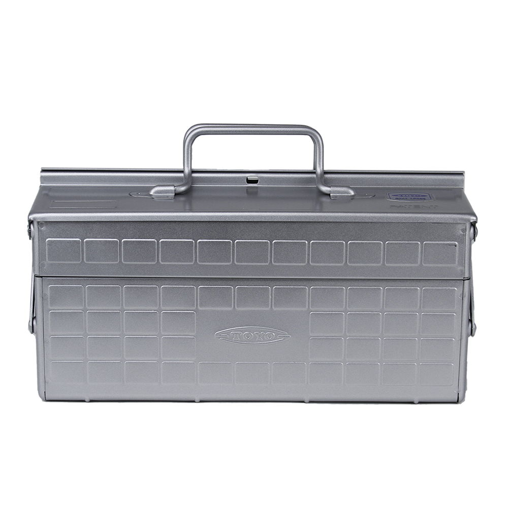 TOYO: ST-350 Large Toolbox - Silver - Made in Japan (PRE-ORDER DECEMBER 2026)