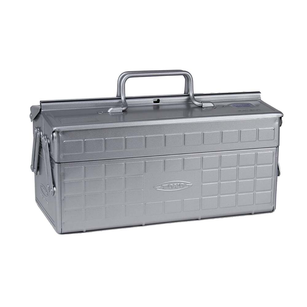 TOYO: ST-350 Large Toolbox - Silver - Made in Japan (PRE-ORDER DECEMBER 2026)