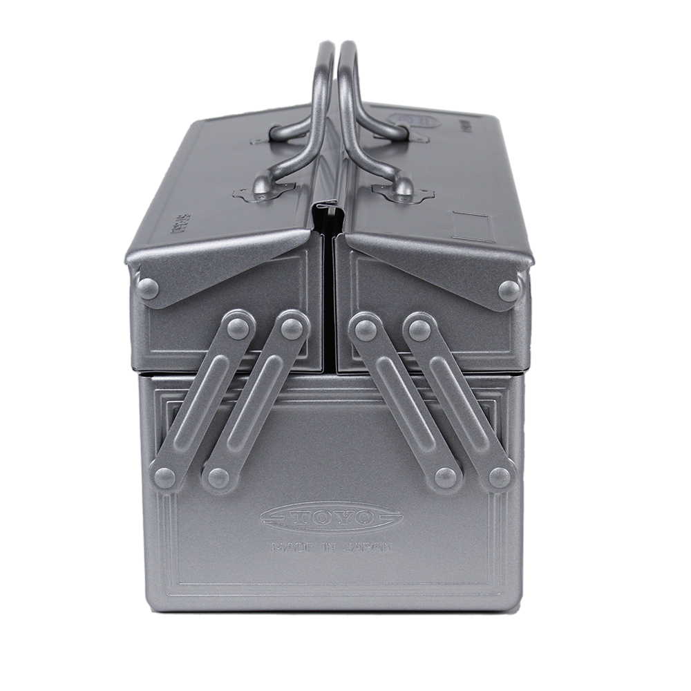 TOYO: ST-350 Large Toolbox - Silver - Made in Japan (PRE-ORDER DECEMBER 2026)