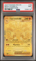 PSA 9 - 2025 POKEMON MEG EN-MEGA EVOLUTION #188 MEGA LUCARIO ex MEGA HYPER RARE