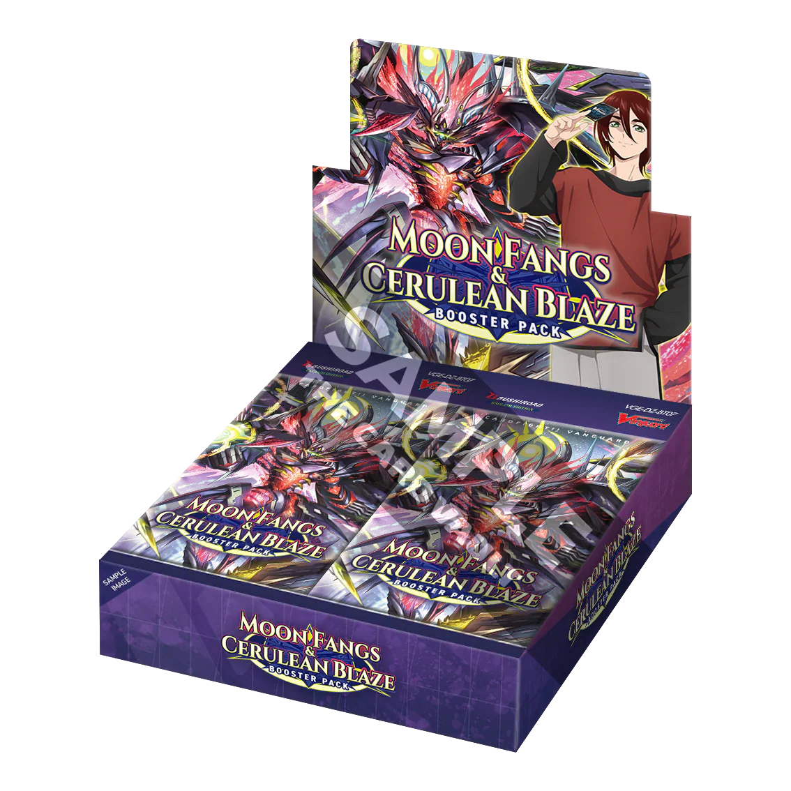 Bushiroad - Cardfight!! Vanguard - Moon Fang and Cerulean Blaze - Booster Box
