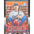 2025 Topps Bowman Chrome - Shohei Ohtani HS-4 - Orange Sho-Times Showcase /25