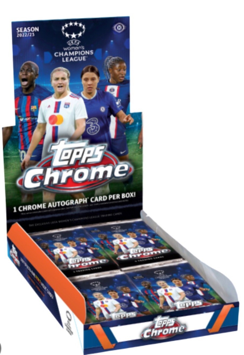 Topps - 2022-23 - UEFA Soccer - Chrome - Womens Champions League - Hobby Box