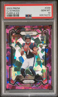 CJ Stroud 2023 Panini Prizm Purple Ice Prizm RC #'d 026/225 PSA 10