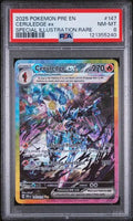 PSA 8 - 2025 POKEMON PRE EN-PRISMATIC EVOLUTIONS #147 CERULEDGE ex SPECIAL ILLUSTRATION RARE (Copy)