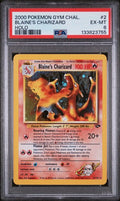 PSA 6 - 2000 POKEMON GYM CHALLENGE #2 BLAINE'S CHARIZARD HOLO