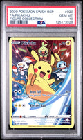 FA/PIKACHU FIGURE COLLECTION 2020 POKEMON SWSH BLACK STAR PROMO PSA GEM MT 10