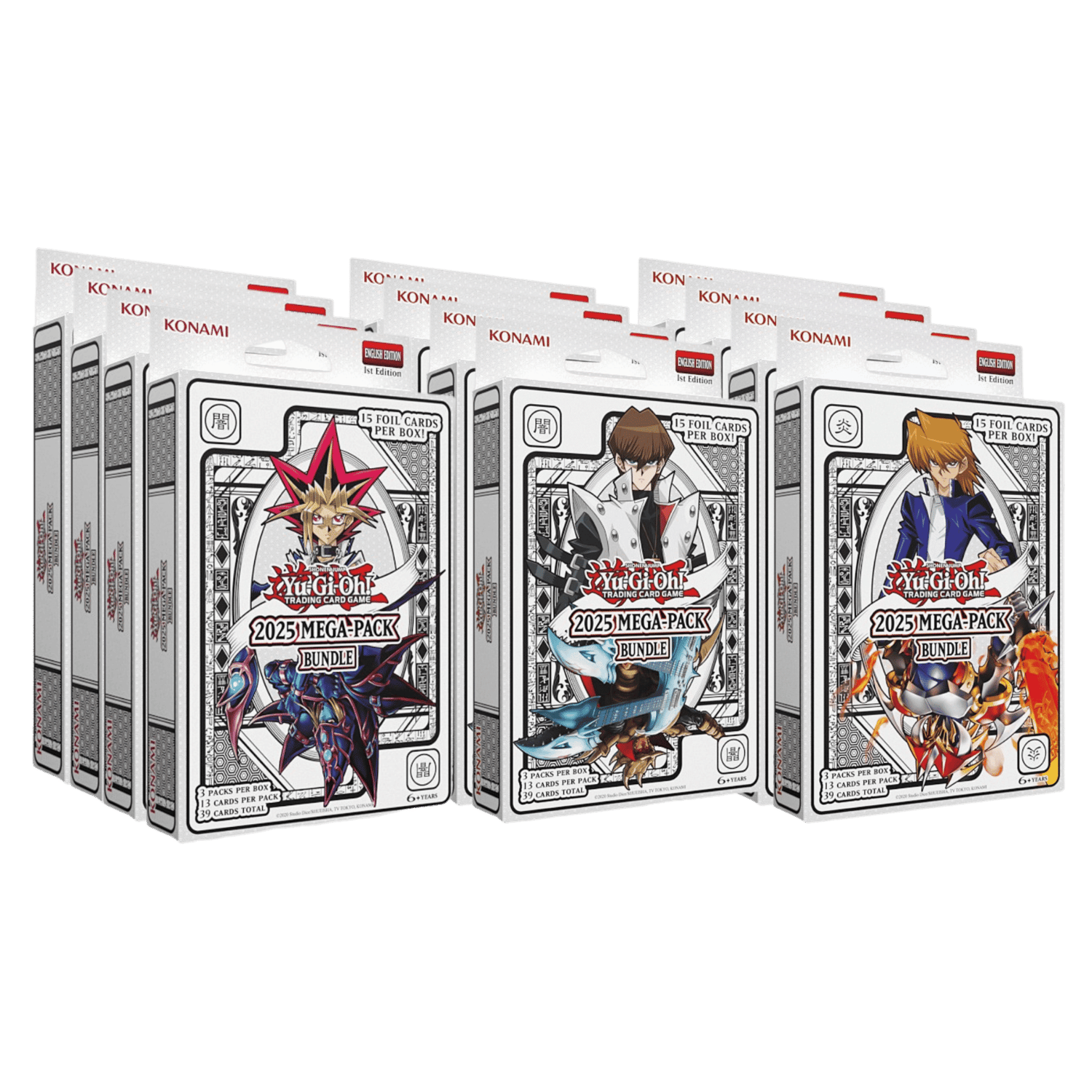 Yugioh 2025 Mega Pack Tuck Display Box (Display of 12 boxes)