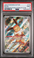 PSA 9 -2025 POKEMON SVP EN-SV BLACK STAR PROMO #173 EEVEE PRISMATIC EVOLUTIONS PC ETB